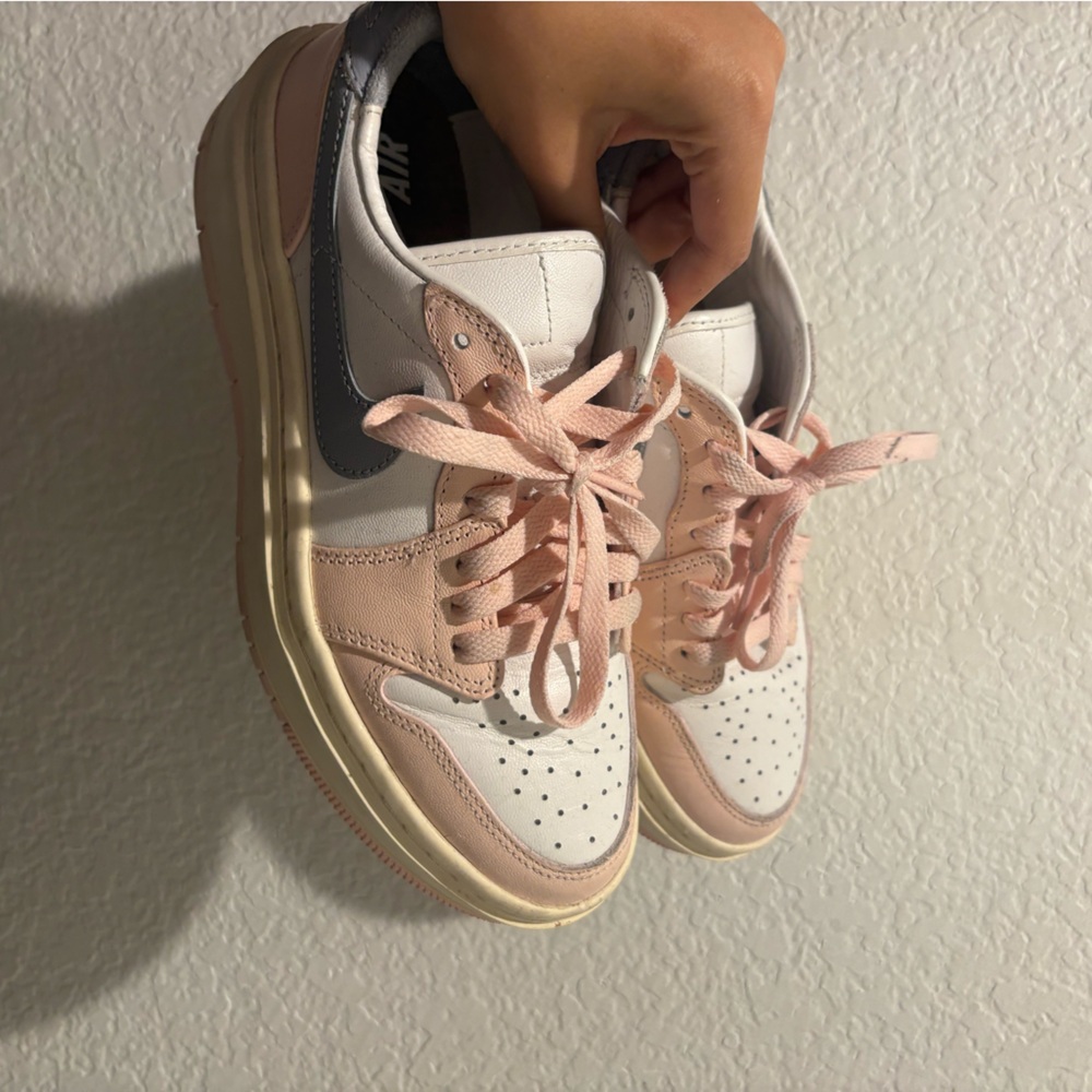 Nike Kids' Pink and White Sneakers